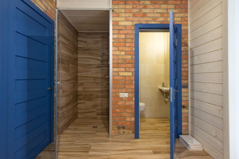 Douche provisoire pendant les travaux