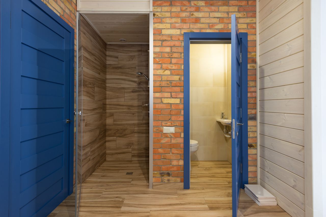 Douche provisoire pendant les travaux